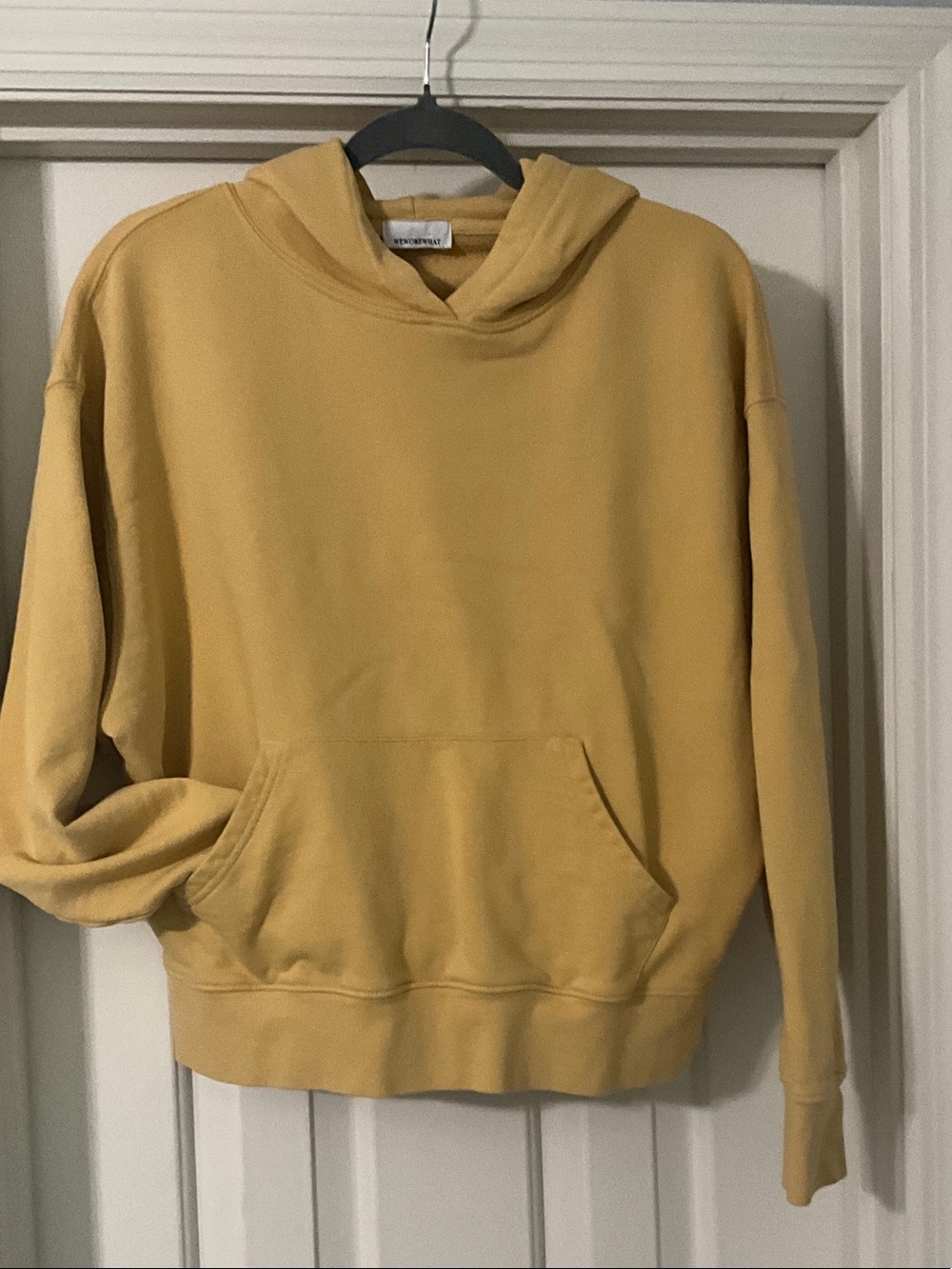 WeWoreWhat Mustard Yellow Hoodie